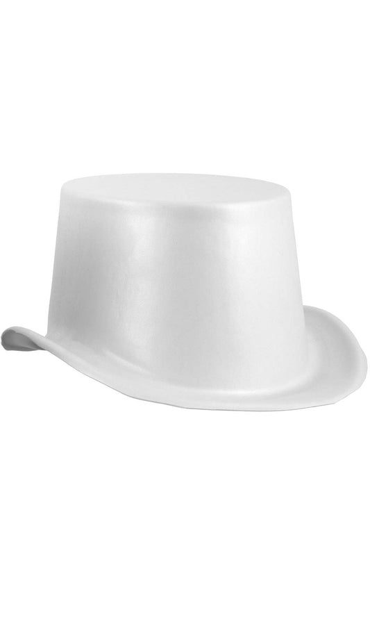 Chapeau Haut de Forme Blanc Eva enfant