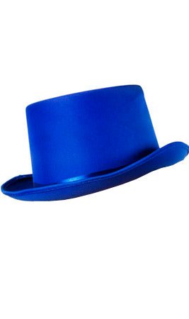 Chapeau Haut de Forme Luxe Bleu