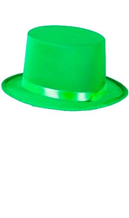 Chapeau Haut de Forme Luxe Vert