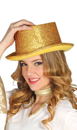 Chapeau Haut de forme Paillettes Luxe