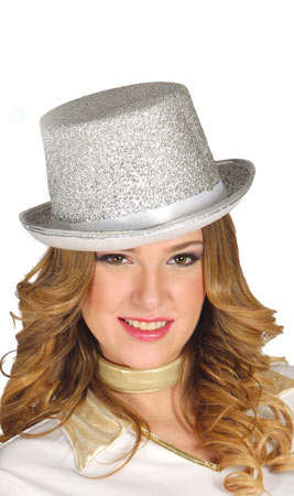 Chapeau Haut de forme Paillettes Luxe