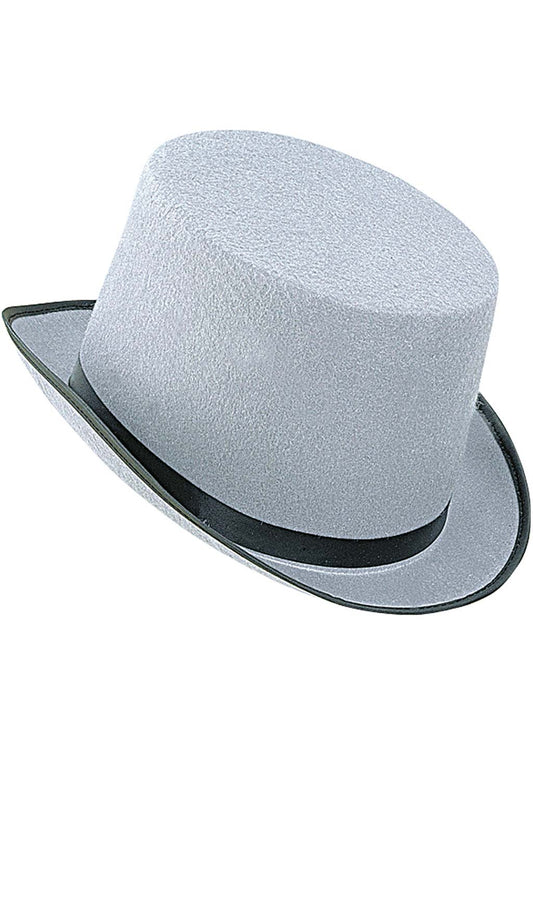 Chapeau Haut de Forme Gris