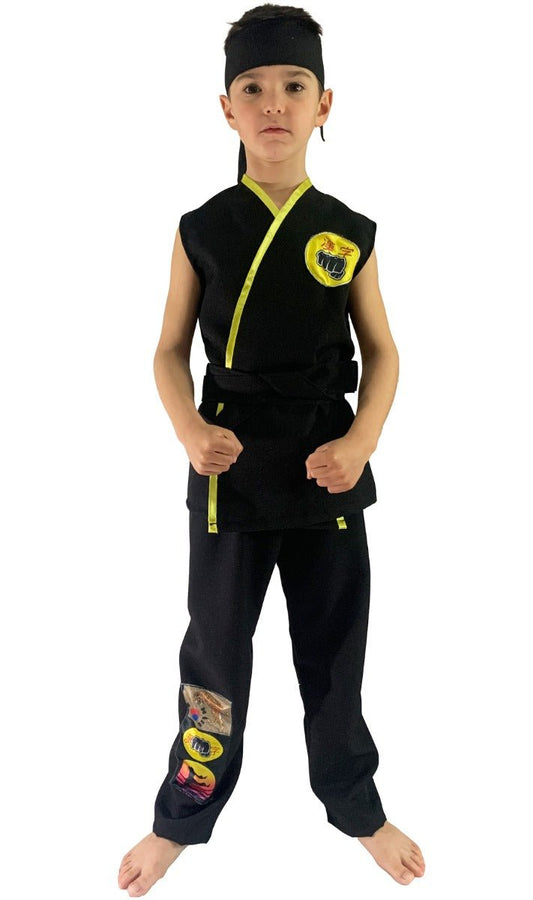 Disfraz de Cobra Kai Karateca infantil I Don Disfraz
