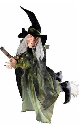 Décoration à Suspendre Sorcière Balai