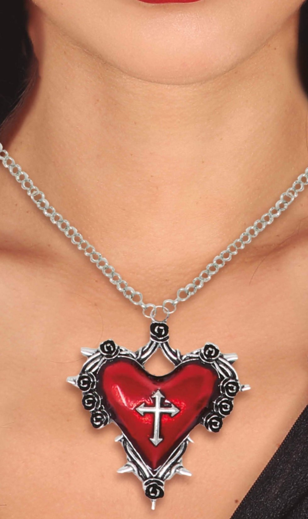 Collier Gothique avec Coeur