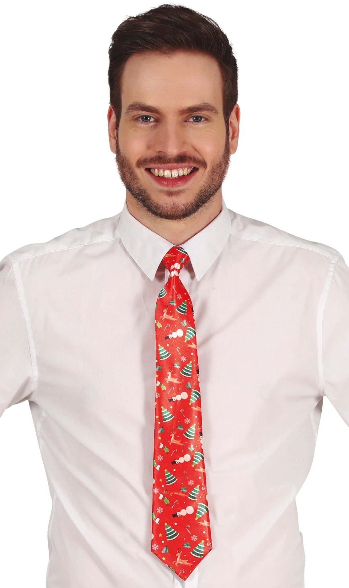 Cravate de Noël rouge