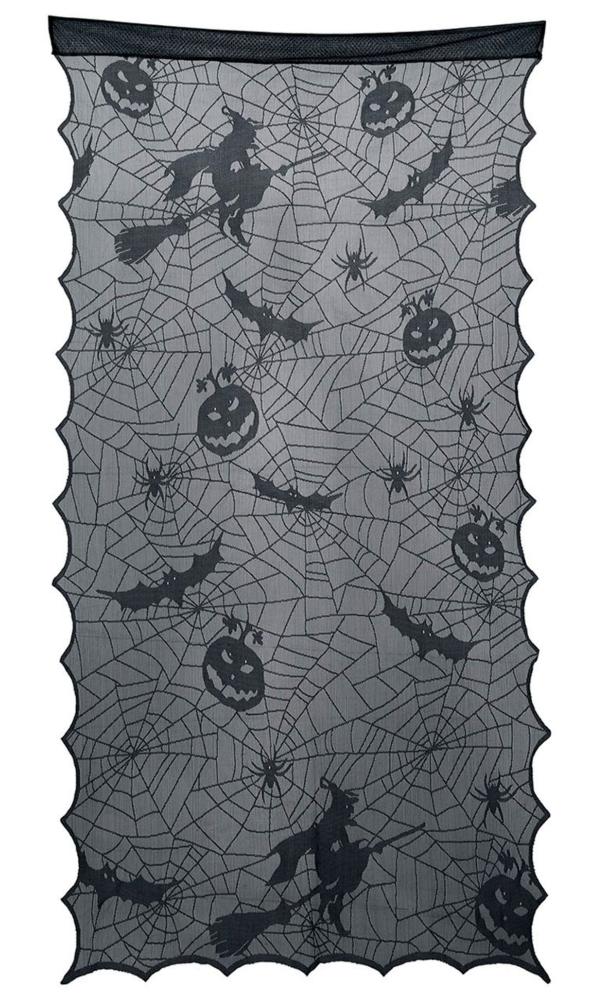 Décoration de Porte Noir d'Halloween