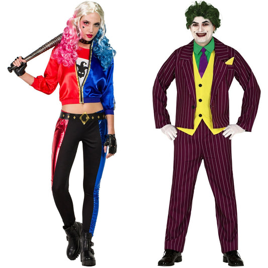 Disfraces en pareja de Harley Quinn y Joker