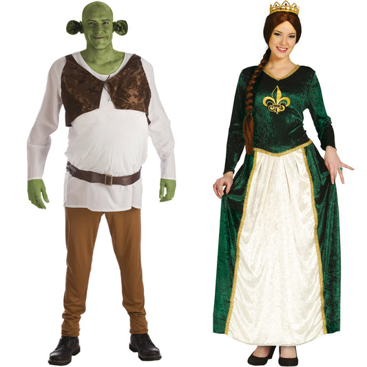 Disfraces en pareja de Shrek y Fiona