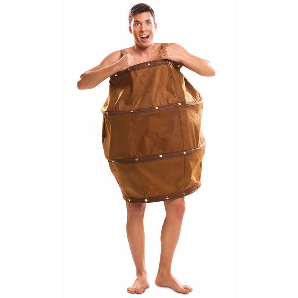 Déguisement Tonneau Avec Bretelles Pour Adulte - Costume Drôle Pour Halloween, Oktoberfest, Fêtes