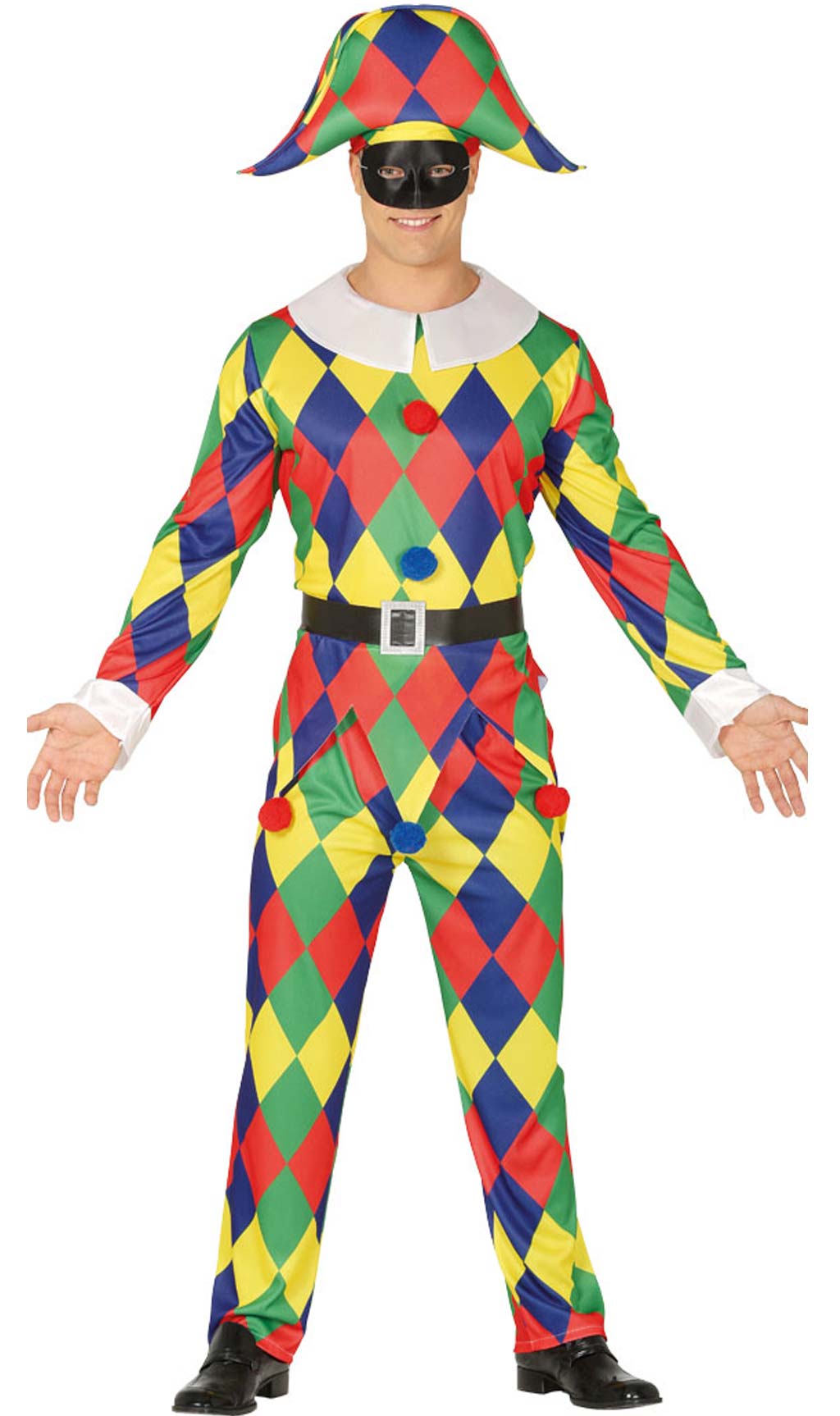 Disfraz de Arlequín Multicolor para hombre I Don Disfraz
