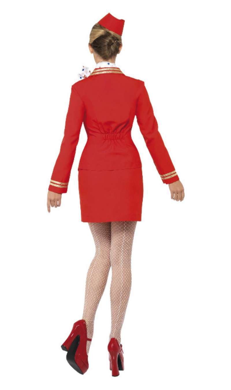 Disfraz de Azafata Rojo Sexy mujer I Don Disfraz