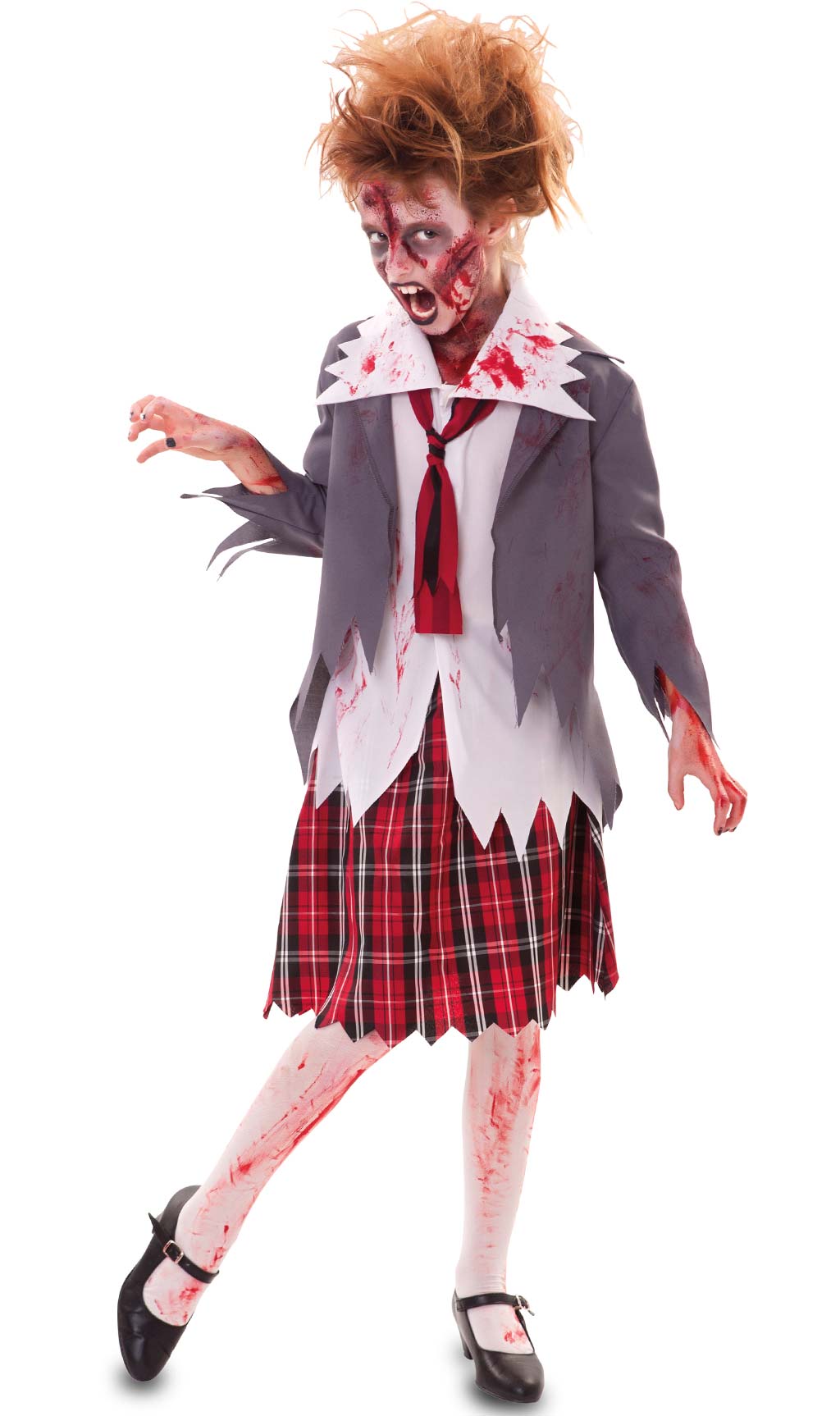 Disfraz de Colegiala Zombie para niña I Don Disfraz