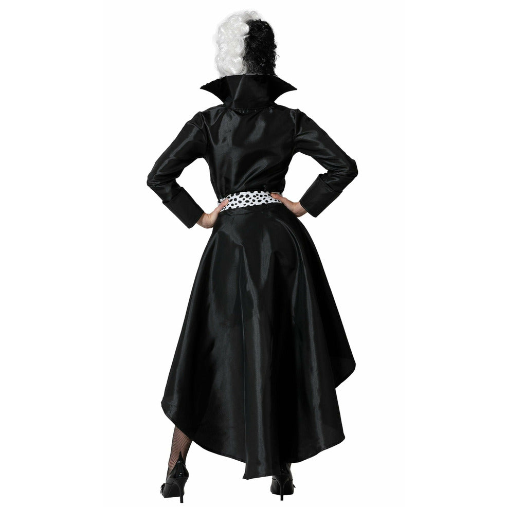 Manteau Cruella enfant ou adulte - Déguisement Cruella Halloween, Carn Manteau Cruella enfant ou adulte - Déguisement Cruella Halloween, Carn