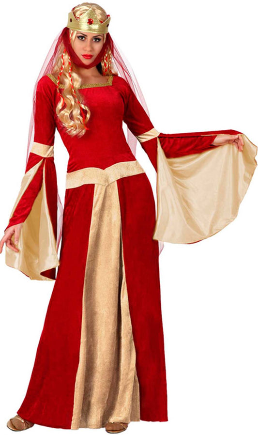 Disfraz de Dama Medieval Ágata para mujer I Don Disfraz