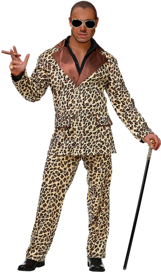 Disfraz de Dandy Leopardo para hombre I Don Disfraz