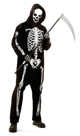 Disfraz de Esqueleto Capucha adulto I Don Disfraz