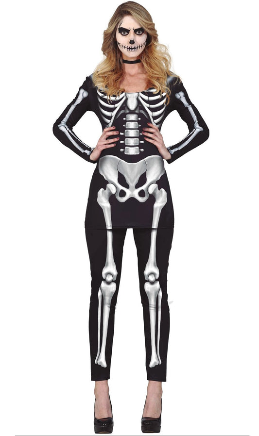 Disfraz de Esqueleto Interno para mujer I Don Disfraz