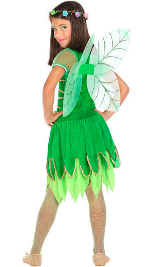 Costume Classique Enfant Fée Clochette™ - Vert - M