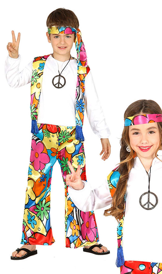 Disfraz de Hippie Libre infantil I Don Disfraz