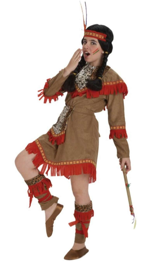 Disfraz de India Comanche para niña I Don Disfraz