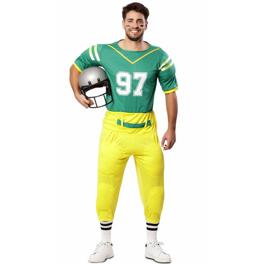 Disfraz de Jugador Rugby Verde para hombre | Don Disfraz