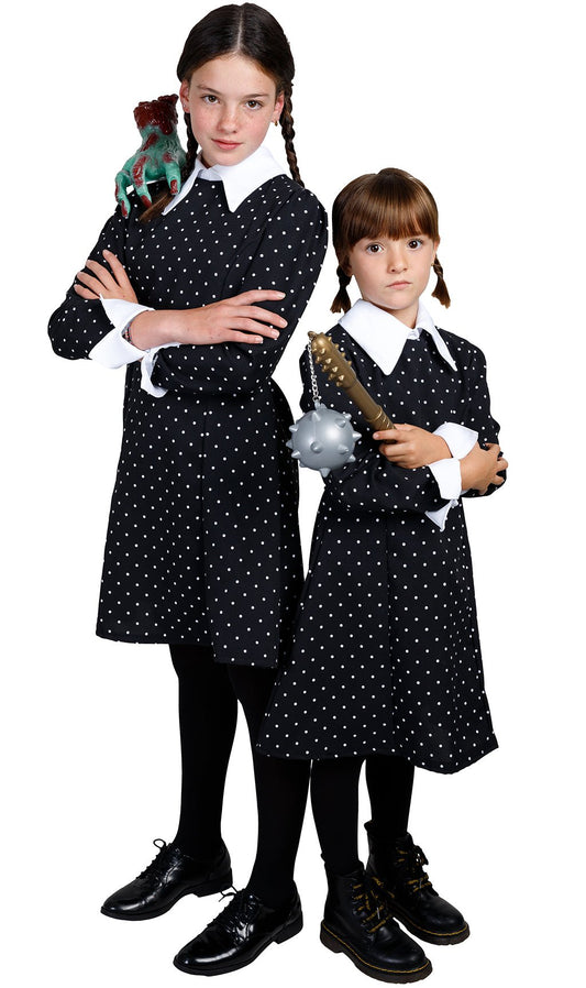 Déguisement Wednesday Famille Addams™ fille : Deguise-toi, achat