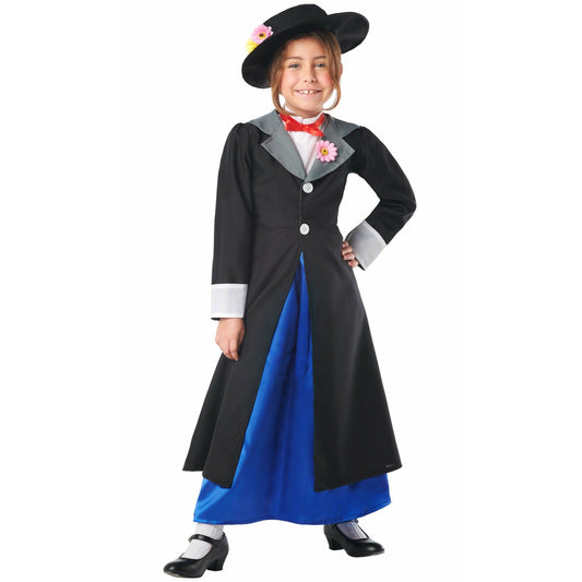 Disfraz de Niñera Poppins Abrigo para niña | Don Disfraz