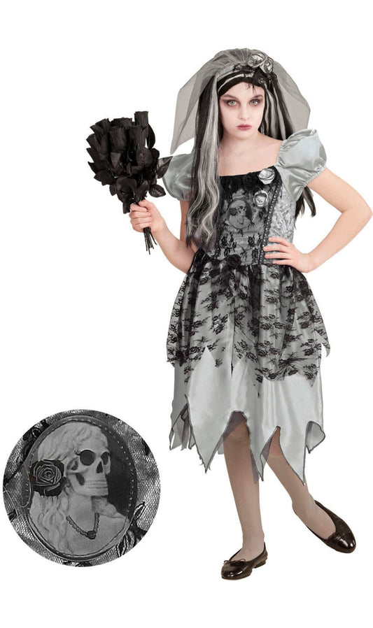 Disfraz de Novia Esqueleto para niña I Don Disfraz