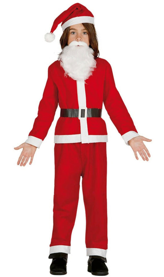 Disfraz de Papá Noel Básico infantil I Don Disfraz