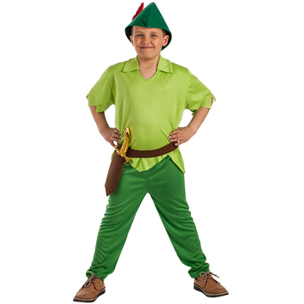My Other Me Déguisement Peter Pan pour enfant avec chapeau, chemise, ceinture, pantalon et couvre-bottes en vert, taille 3-4 ans. Découvrez la magie du Jamais jamais dans chaque aventure My Other Me Déguisement Peter Pan pour enfant avec chapeau, chemise, ceinture, pantalon et couvre-bottes en vert, taille 3-4 ans. Découvrez la magie du Jamais jamais dans chaque aventure
