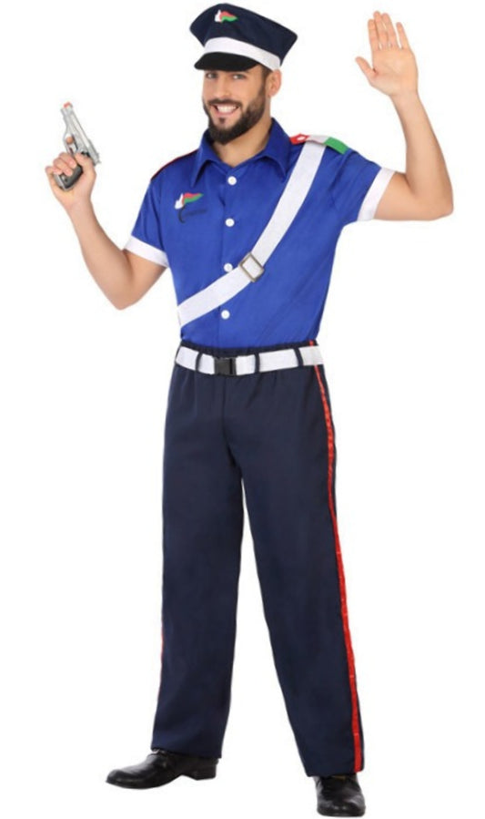 Disfraz de Policía Carabinieri para adulto I Don Disfraz