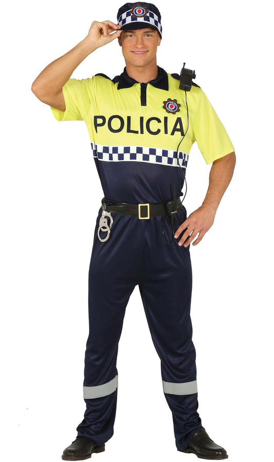 Deguisement policiere pantalon bleu Fille 7-9 ans (122-138 cm) - Arme non  incluse - Set Costume police enfant