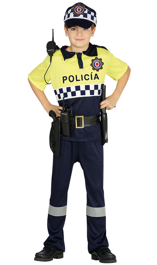 Déguisement Policière uniforme - Fille - Déguisement Enfant - Rue