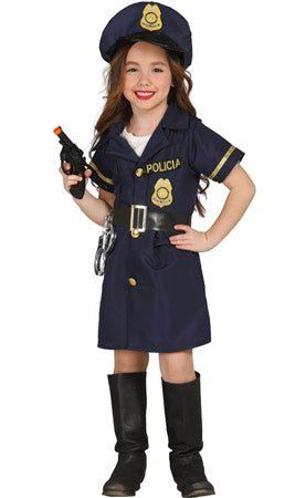 Adulte Police Femme Officier Déguisement Flic Costume Britannique