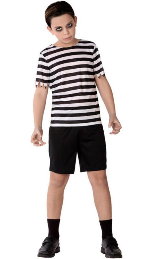 Disfraz de Pugsley Addams para niño I Don Disfraz