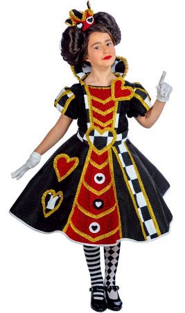 Disfraz de Reina de Corazones Deluxe para niña I Don Disfraz