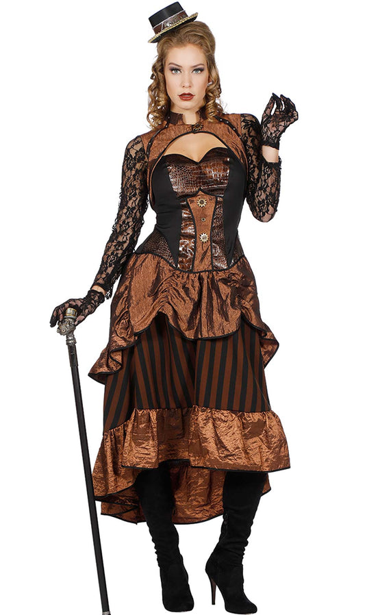 Disfraz de Steampunk Victoria para mujer I Don Disfraz