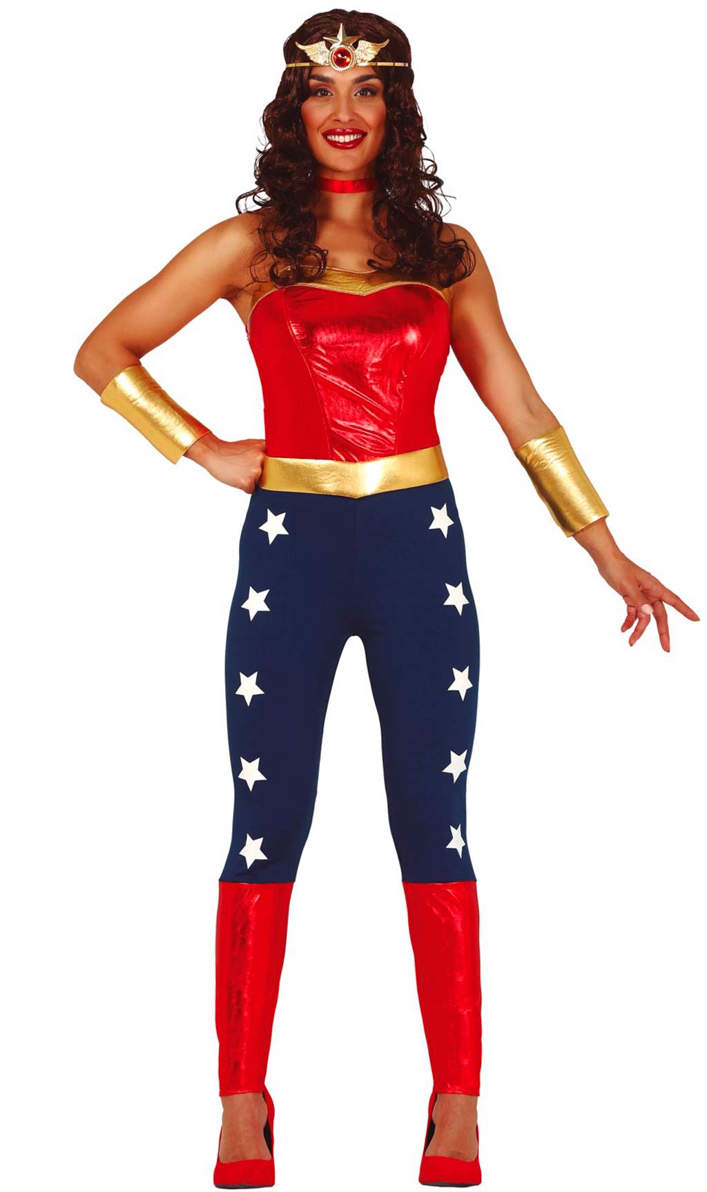 Disfraz de Superheroína Wonder para mujer I Don Disfraz