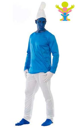 Disfraz de Duende Azul Pompón hombre I Don Disfraz