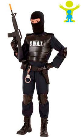 Costume de l'équipe SWAT pour enfants