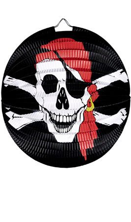 Lampion Tête de Mort Pirate