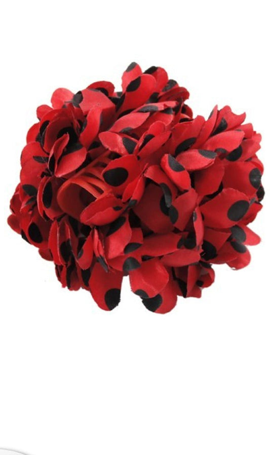 Fleur de Sévillane Rouge à Pois Noirs
