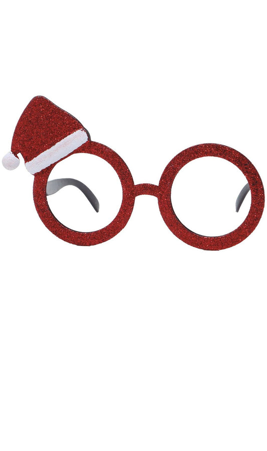 Lunettes avec Chapeau de Père Noël