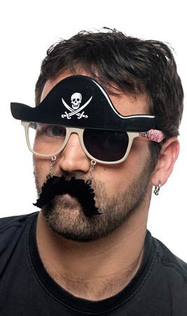 Lunettes Pirate Moustache