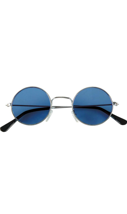 Lunettes Rondes Bleues