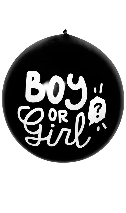 Ballon Confettis Rose pour Gender Reveal bébé