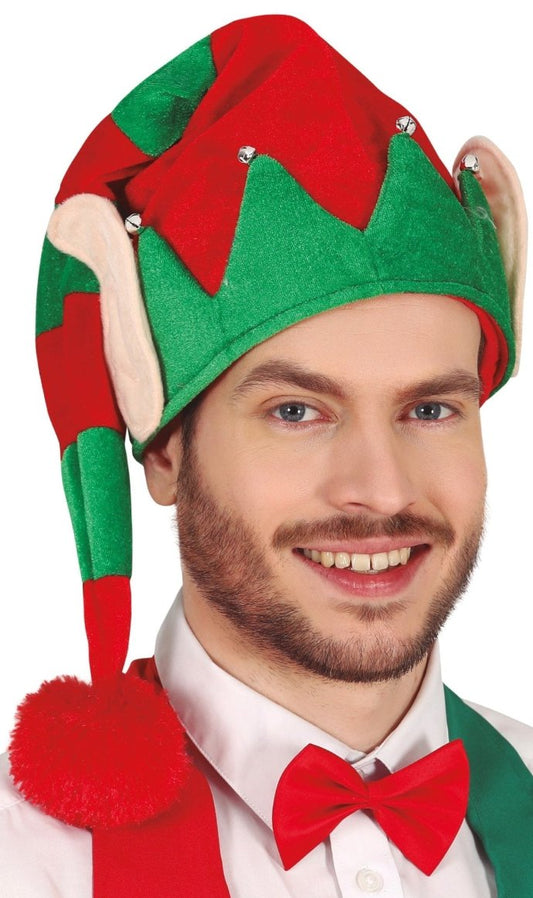 Bonnet Lutin Bicolore avec Oreilles