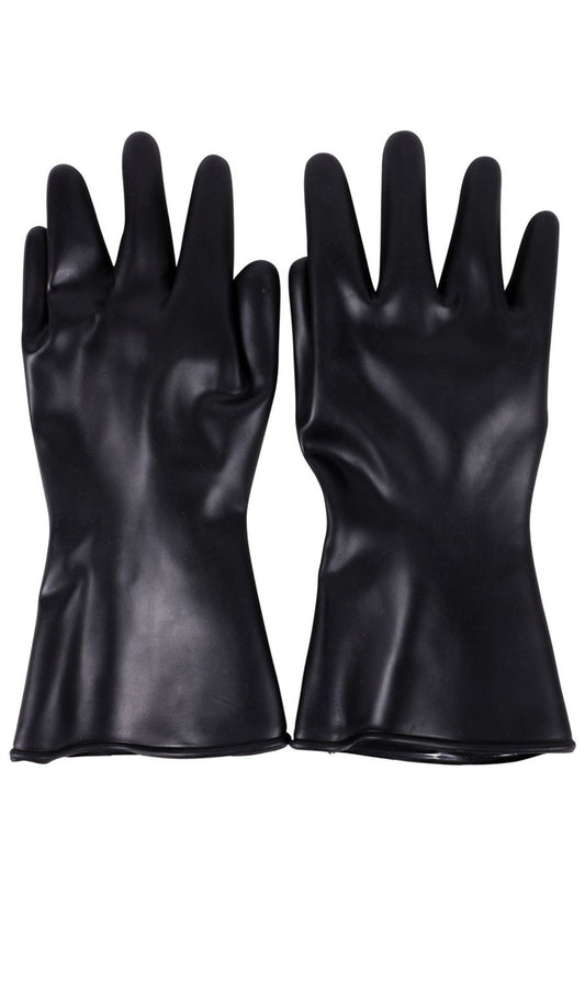 Gants en pvc noir