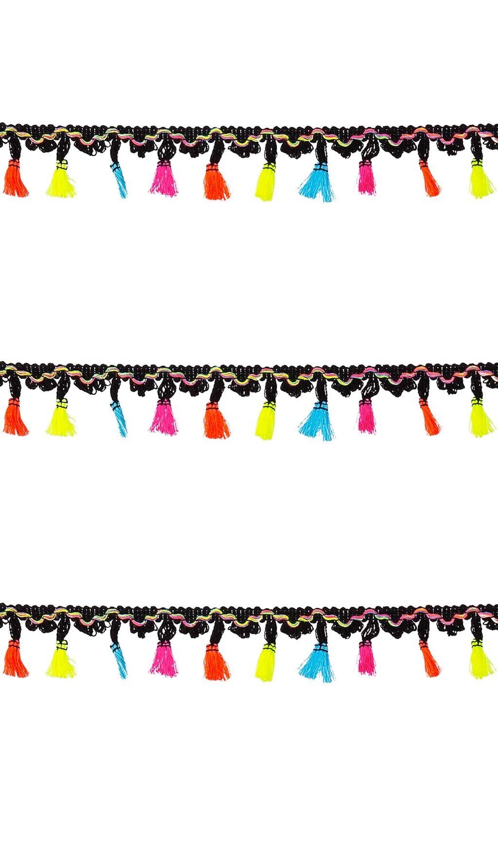 Guirlande de Pompons Multicolore